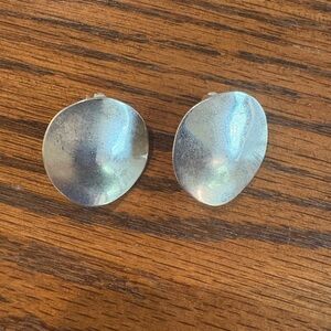 Silver Clip On Earrings